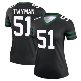 New York Jets Women's Jaylen Twyman Legend Legacy Jersey - Black