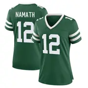 New York Jets Women's Joe Namath Game Legacy Jersey - Green