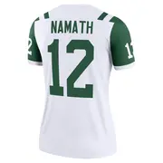 New York Jets Women's Joe Namath Legend Classic Alternate Jersey - White