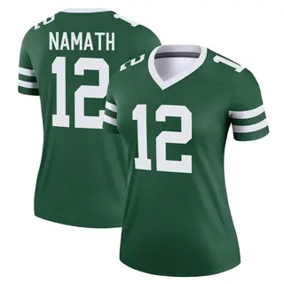 New York Jets Women's Joe Namath Legend Legacy Jersey - Green