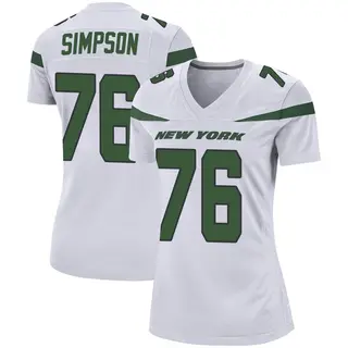 New York Jets Women's John Simpson Game Spotlight Jersey - White