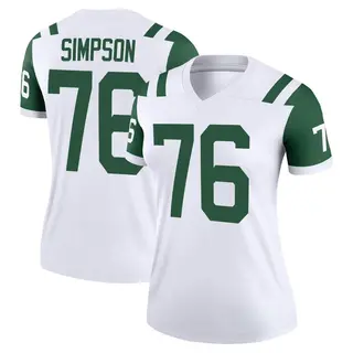 New York Jets Women's John Simpson Legend Classic Alternate Jersey - White