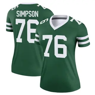 New York Jets Women's John Simpson Legend Legacy Jersey - Green