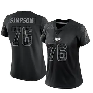 New York Jets Women's John Simpson Limited Reflective Jersey - Black