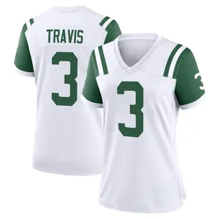 New York Jets Women's Jordan Travis Game Classic Alternate Jersey - White