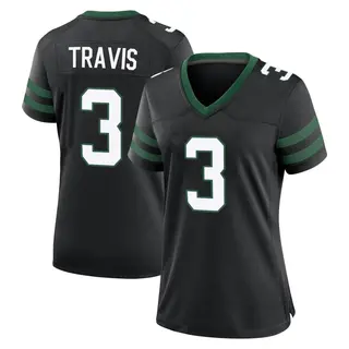 New York Jets Women's Jordan Travis Game Legacy Alternate Jersey - Black