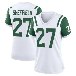 New York Jets Women's Kendall Sheffield Game Classic Alternate Jersey - White