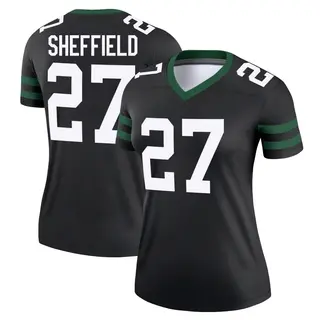 New York Jets Women's Kendall Sheffield Legend Legacy Jersey - Black