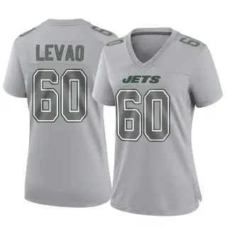 New York Jets Women's Kohl Levao Game Atmosphere Fashion Jersey - Gray