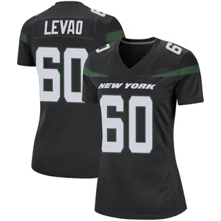 New York Jets Women's Kohl Levao Game Stealth Jersey - Black