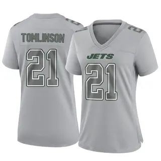 New York Jets Women's LaDainian Tomlinson Game Atmosphere Fashion Jersey - Gray