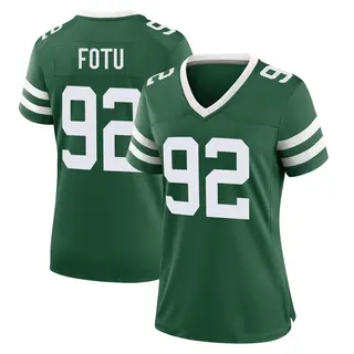 New York Jets Women's Leki Fotu Game Legacy Jersey - Green