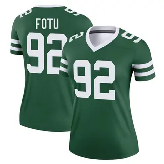 New York Jets Women's Leki Fotu Legend Legacy Jersey - Green