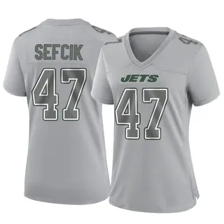 New York Jets Women's Lincoln Sefcik Game Atmosphere Fashion Jersey - Gray