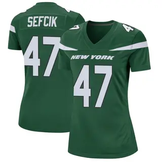 New York Jets Women's Lincoln Sefcik Game Gotham Jersey - Green