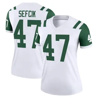 New York Jets Women's Lincoln Sefcik Legend Classic Alternate Jersey - White