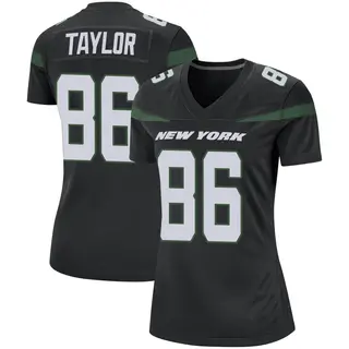 New York Jets Women's Malik Taylor Game Stealth Jersey - Black