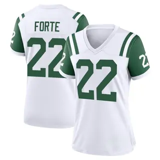 New York Jets Women's Matt Forte Game Classic Alternate Jersey - White