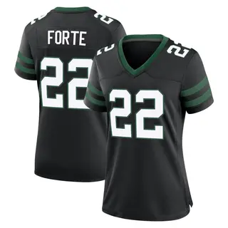 New York Jets Women's Matt Forte Game Legacy Alternate Jersey - Black