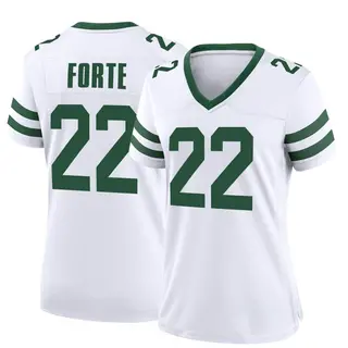 New York Jets Women's Matt Forte Game Legacy Jersey - White