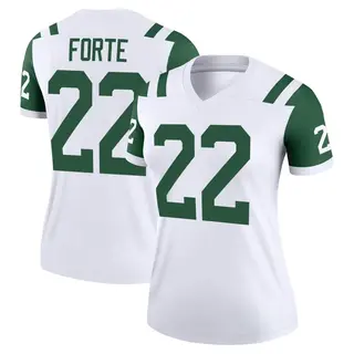 New York Jets Women's Matt Forte Legend Classic Alternate Jersey - White