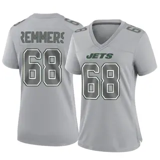 New York Jets Women's Mike Remmers Game Atmosphere Fashion Jersey - Gray