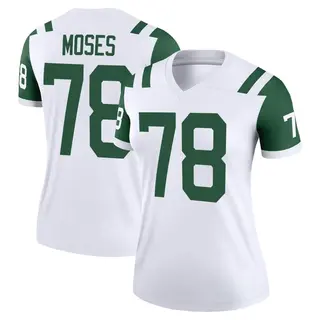 New York Jets Women's Morgan Moses Legend Classic Alternate Jersey - White