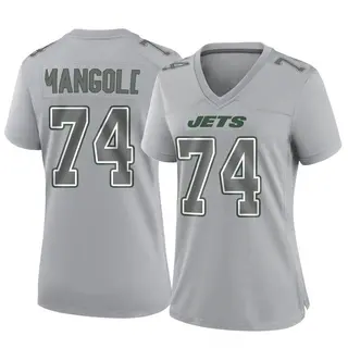 New York Jets Women's Nick Mangold Game Atmosphere Fashion Jersey - Gray