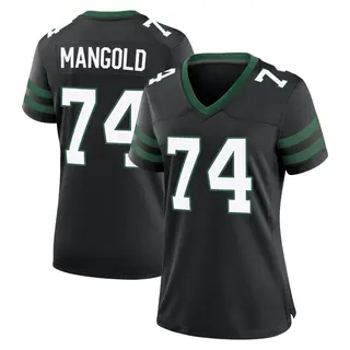 New York Jets Women's Nick Mangold Game Legacy Alternate Jersey - Black