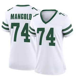 New York Jets Women's Nick Mangold Game Legacy Jersey - White