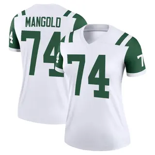 New York Jets Women's Nick Mangold Legend Classic Alternate Jersey - White