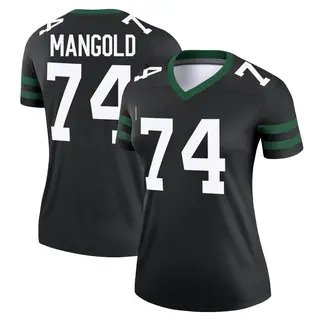 New York Jets Women's Nick Mangold Legend Legacy Jersey - Black