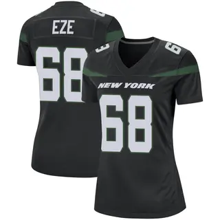 New York Jets Women's Obinna Eze Game Stealth Jersey - Black