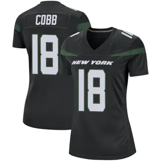 New York Jets Women's Randall Cobb Game Stealth Jersey - Black