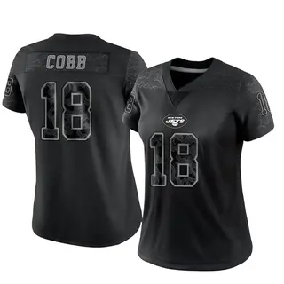 New York Jets Women's Randall Cobb Limited Reflective Jersey - Black