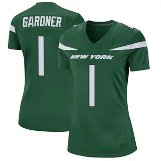 New York Jets Women's Sauce Gardner Game Gotham Jersey - Green