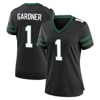 New York Jets Women's Sauce Gardner Game Legacy Alternate Jersey - Black