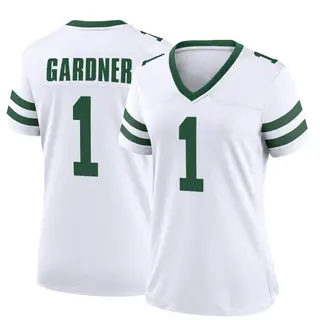 New York Jets Women's Sauce Gardner Game Legacy Jersey - White