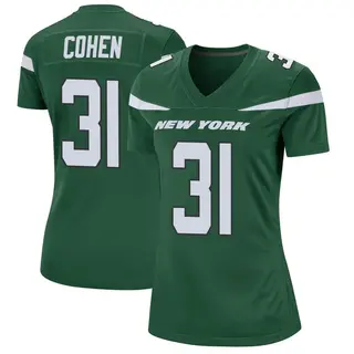 New York Jets Women's Tarik Cohen Game Gotham Jersey - Green