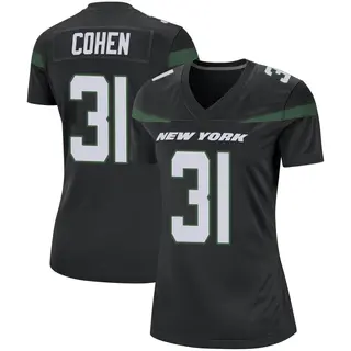 New York Jets Women's Tarik Cohen Game Stealth Jersey - Black