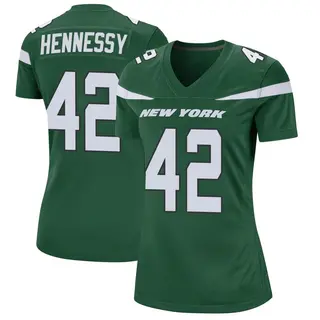 New York Jets Women's Thomas Hennessy Game Gotham Jersey - Green