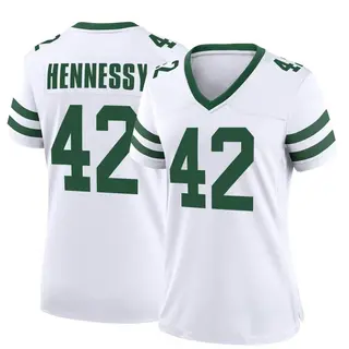 New York Jets Women's Thomas Hennessy Game Legacy Jersey - White