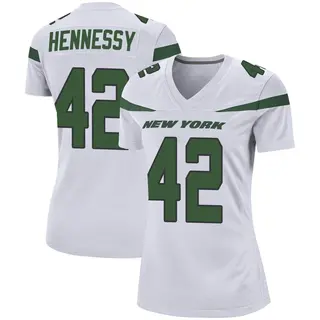 New York Jets Women's Thomas Hennessy Game Spotlight Jersey - White