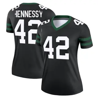 New York Jets Women's Thomas Hennessy Legend Legacy Jersey - Black