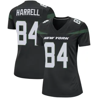 New York Jets Women's Tyler Harrell Game Stealth Jersey - Black