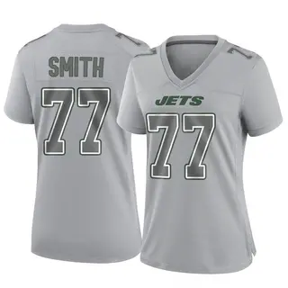 New York Jets Women's Tyron Smith Game Atmosphere Fashion Jersey - Gray