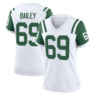 New York Jets Women's Zack Bailey Game Classic Alternate Jersey - White