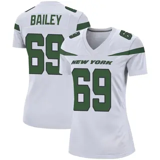 New York Jets Women's Zack Bailey Game Spotlight Jersey - White