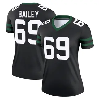 New York Jets Women's Zack Bailey Legend Legacy Jersey - Black