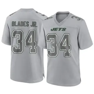 New York Jets Youth Al Blades Jr. Game Atmosphere Fashion Jersey - Gray